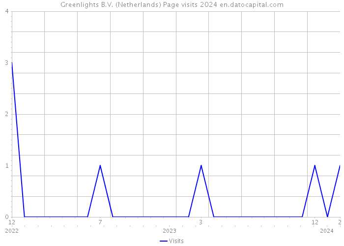 Greenlights B.V. (Netherlands) Page visits 2024 