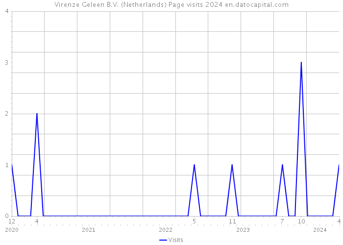 Virenze Geleen B.V. (Netherlands) Page visits 2024 