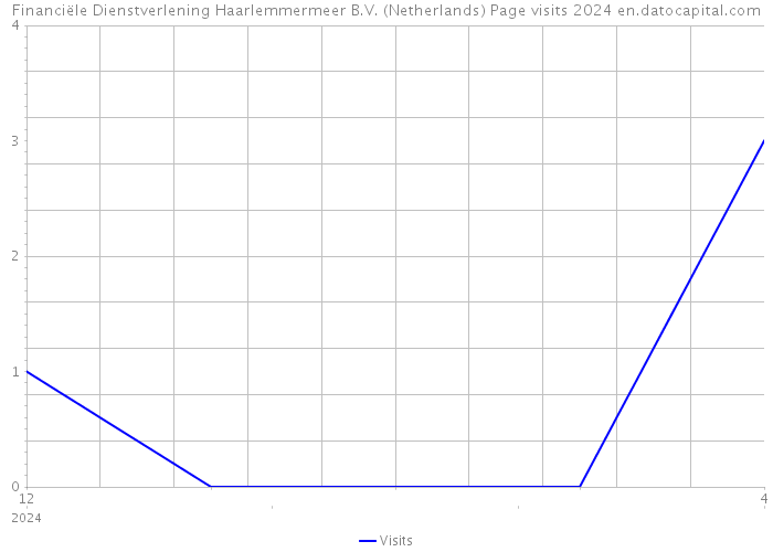 Financiële Dienstverlening Haarlemmermeer B.V. (Netherlands) Page visits 2024 
