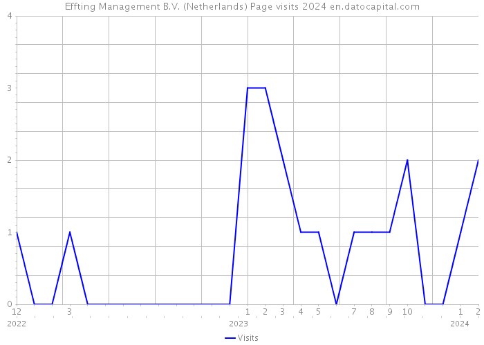 Effting Management B.V. (Netherlands) Page visits 2024 