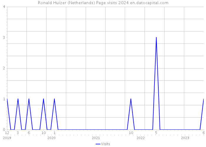 Ronald Huizer (Netherlands) Page visits 2024 