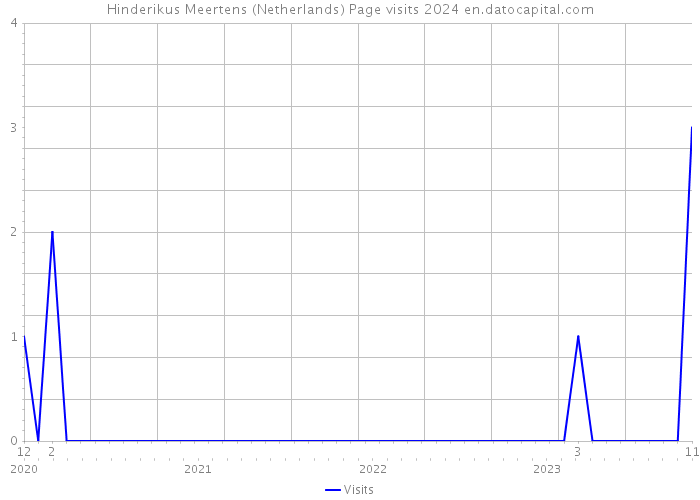 Hinderikus Meertens (Netherlands) Page visits 2024 