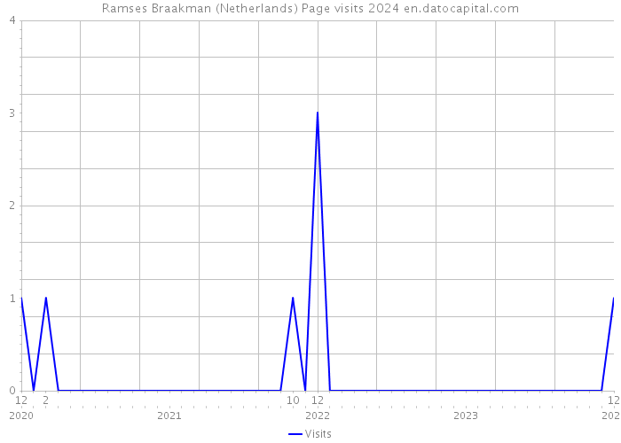 Ramses Braakman (Netherlands) Page visits 2024 