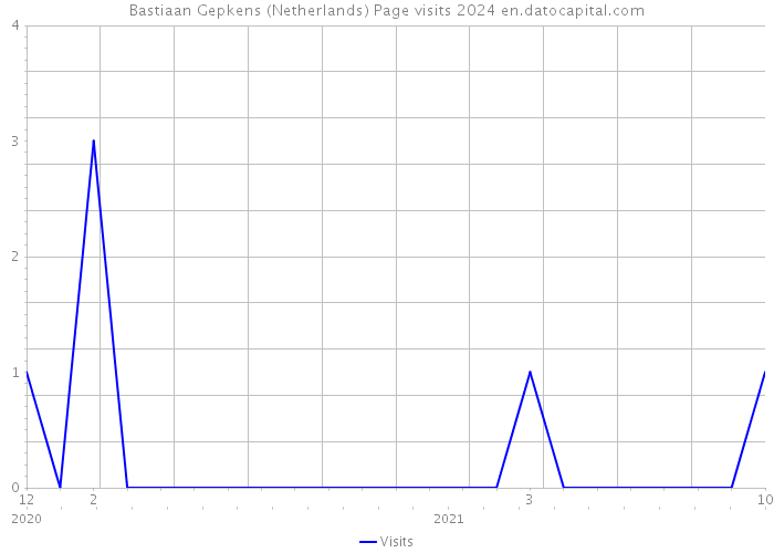 Bastiaan Gepkens (Netherlands) Page visits 2024 