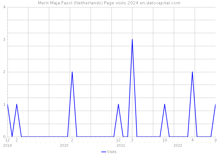 Merit Maja Fasol (Netherlands) Page visits 2024 