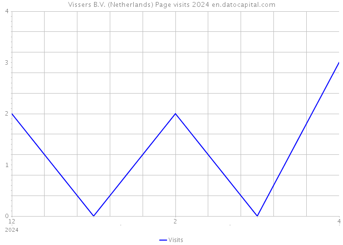 Vissers B.V. (Netherlands) Page visits 2024 