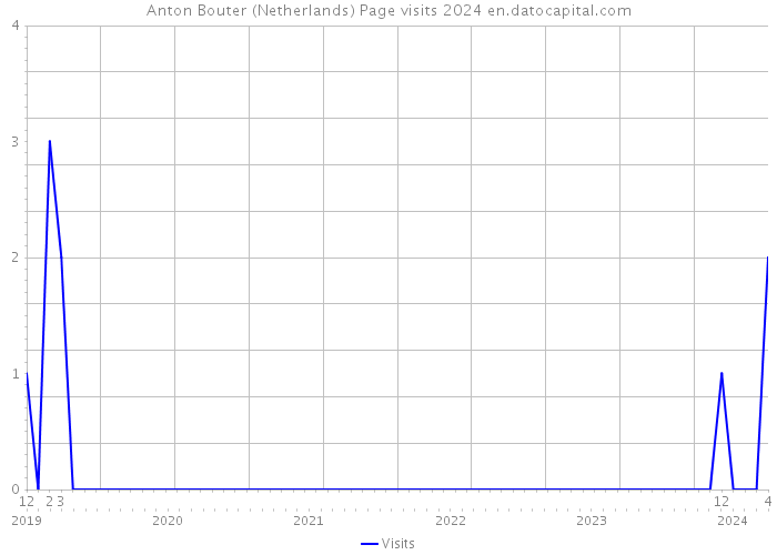 Anton Bouter (Netherlands) Page visits 2024 