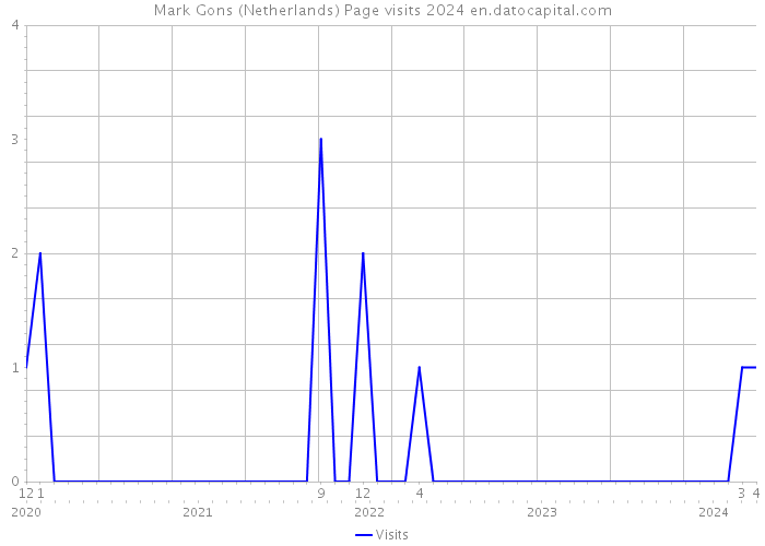 Mark Gons (Netherlands) Page visits 2024 