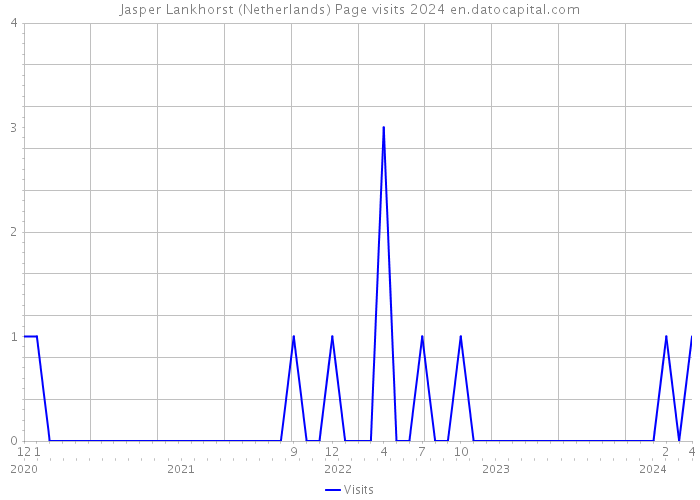 Jasper Lankhorst (Netherlands) Page visits 2024 
