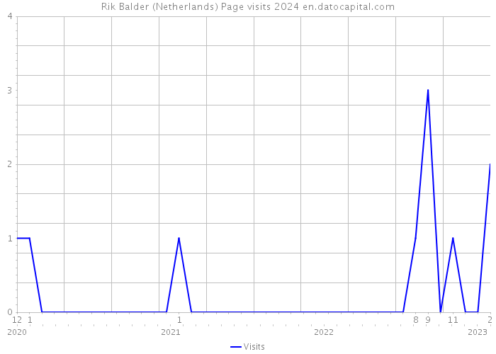 Rik Balder (Netherlands) Page visits 2024 