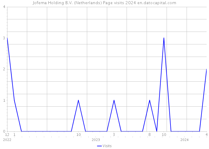 Jofema Holding B.V. (Netherlands) Page visits 2024 