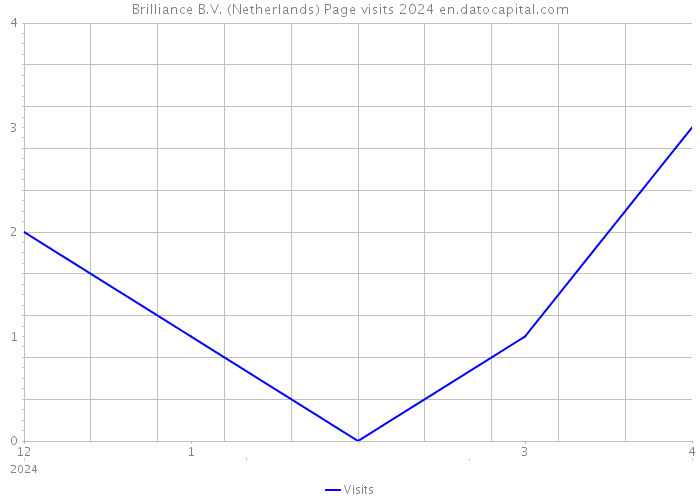 Brilliance B.V. (Netherlands) Page visits 2024 