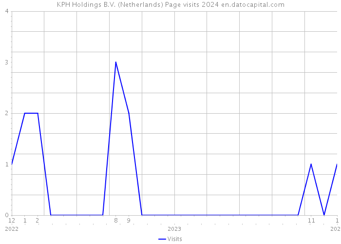 KPH Holdings B.V. (Netherlands) Page visits 2024 