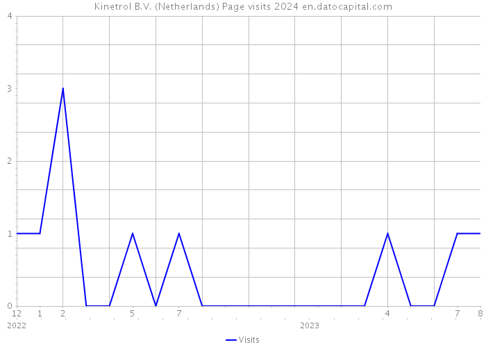 Kinetrol B.V. (Netherlands) Page visits 2024 