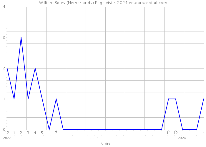 William Bates (Netherlands) Page visits 2024 