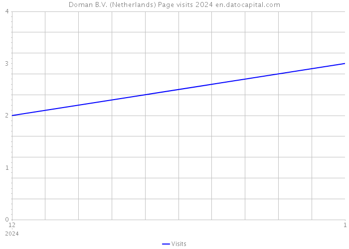Doman B.V. (Netherlands) Page visits 2024 
