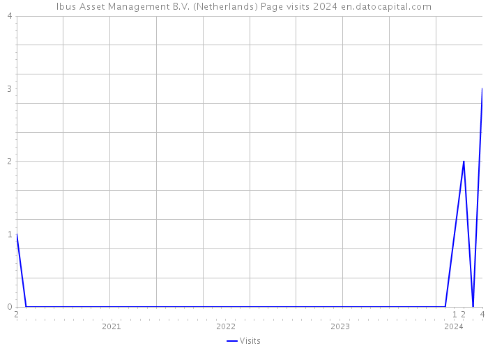 Ibus Asset Management B.V. (Netherlands) Page visits 2024 