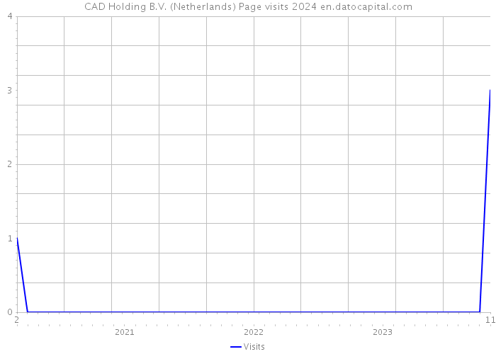 CAD Holding B.V. (Netherlands) Page visits 2024 