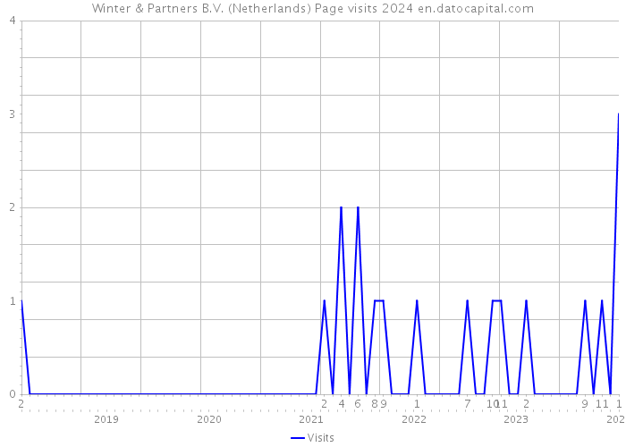 Winter & Partners B.V. (Netherlands) Page visits 2024 