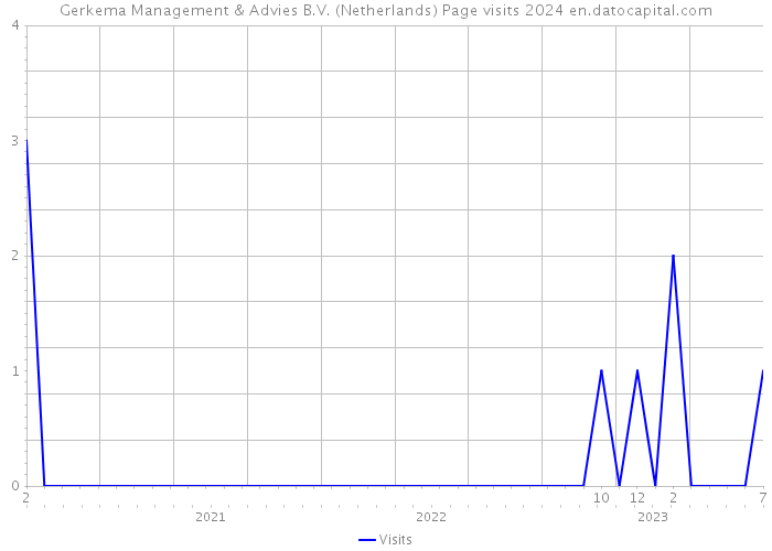 Gerkema Management & Advies B.V. (Netherlands) Page visits 2024 