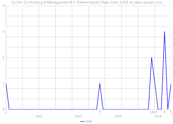 Go/No Go Holding & Management B.V. (Netherlands) Page visits 2024 