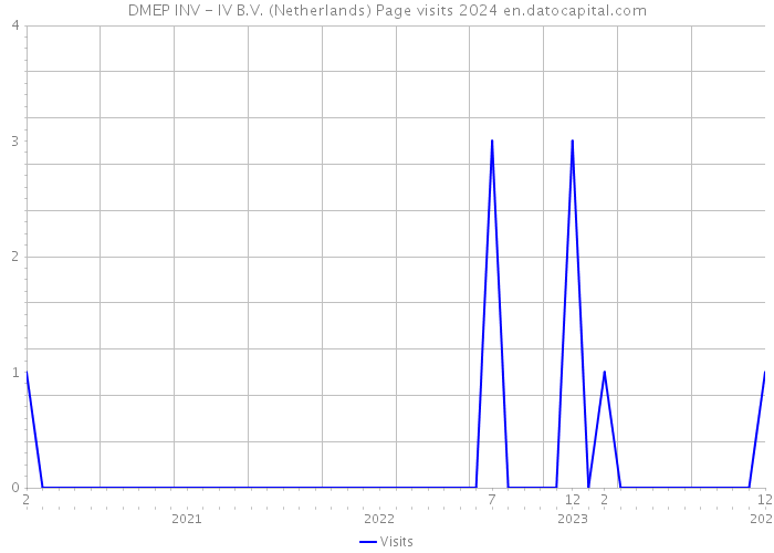 DMEP INV - IV B.V. (Netherlands) Page visits 2024 