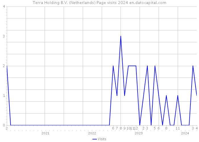 Terra Holding B.V. (Netherlands) Page visits 2024 