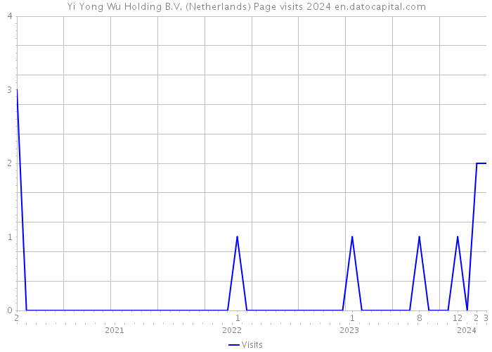 Yi Yong Wu Holding B.V. (Netherlands) Page visits 2024 