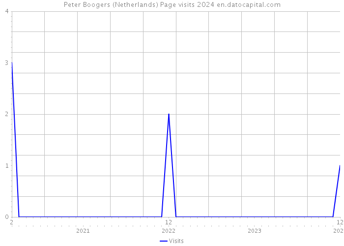 Peter Boogers (Netherlands) Page visits 2024 