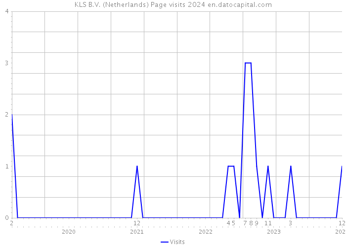 KLS B.V. (Netherlands) Page visits 2024 