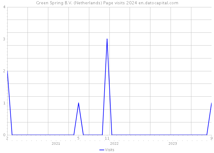 Green Spring B.V. (Netherlands) Page visits 2024 