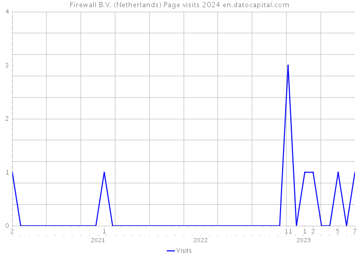 Firewall B.V. (Netherlands) Page visits 2024 