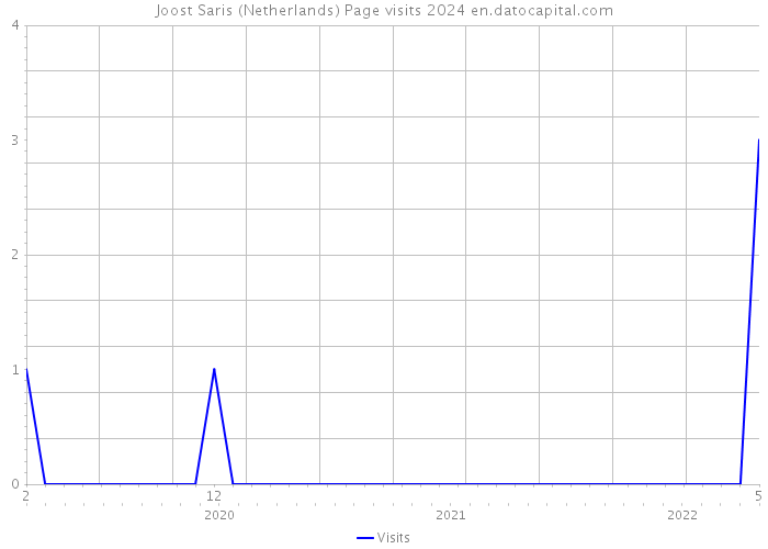 Joost Saris (Netherlands) Page visits 2024 