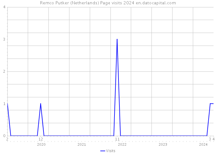 Remco Putker (Netherlands) Page visits 2024 