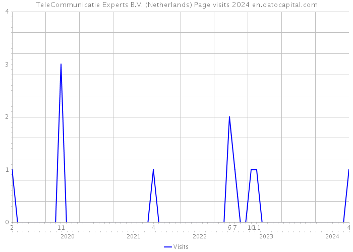 TeleCommunicatie Experts B.V. (Netherlands) Page visits 2024 