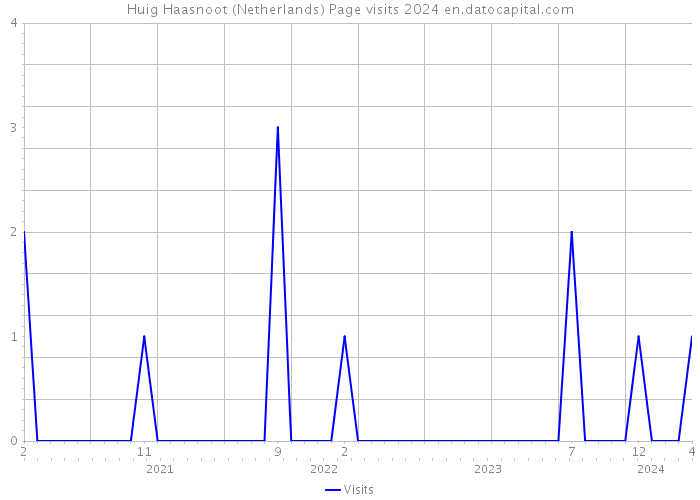 Huig Haasnoot (Netherlands) Page visits 2024 