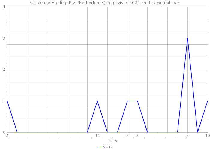 F. Lokerse Holding B.V. (Netherlands) Page visits 2024 