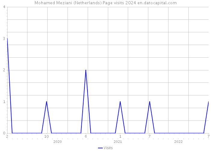 Mohamed Meziani (Netherlands) Page visits 2024 