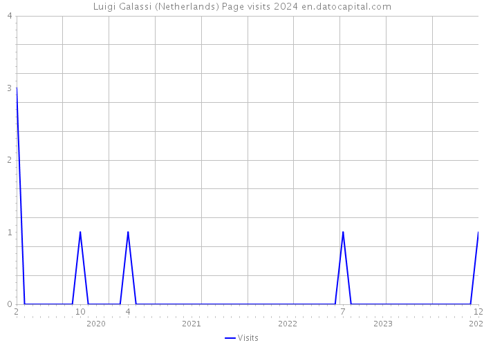 Luigi Galassi (Netherlands) Page visits 2024 