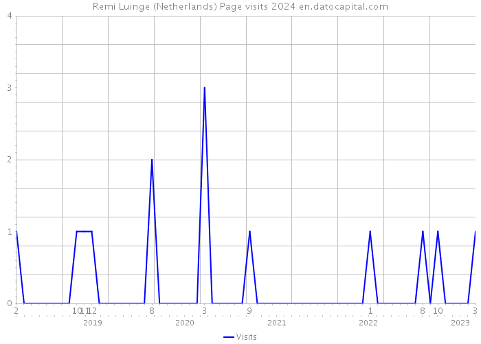 Remi Luinge (Netherlands) Page visits 2024 