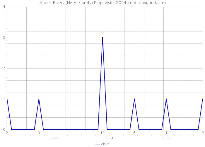 Albert Brons (Netherlands) Page visits 2024 