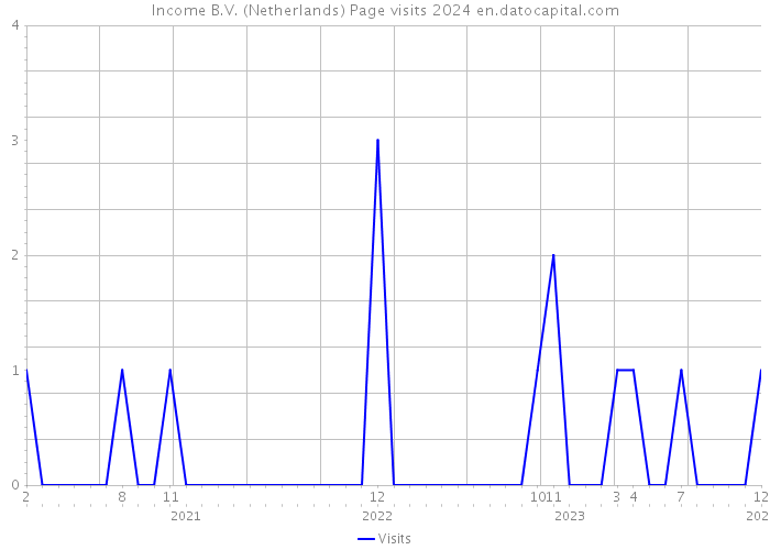 Income B.V. (Netherlands) Page visits 2024 