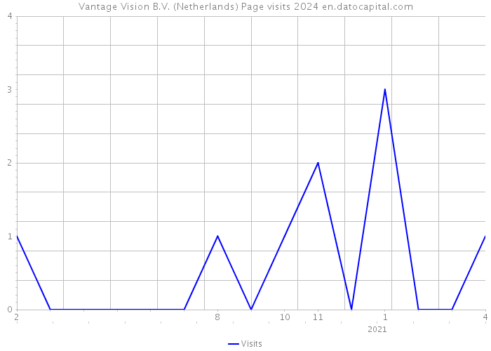 Vantage Vision B.V. (Netherlands) Page visits 2024 