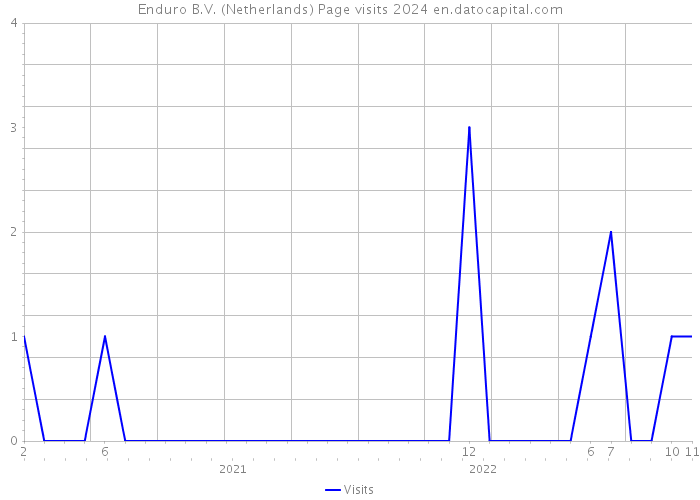 Enduro B.V. (Netherlands) Page visits 2024 