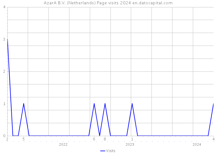 AzarA B.V. (Netherlands) Page visits 2024 