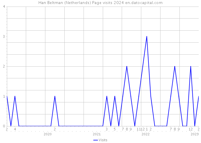 Han Beltman (Netherlands) Page visits 2024 