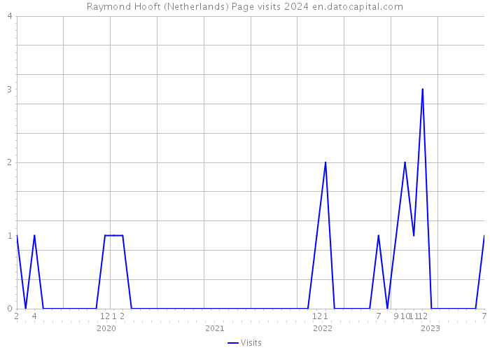 Raymond Hooft (Netherlands) Page visits 2024 