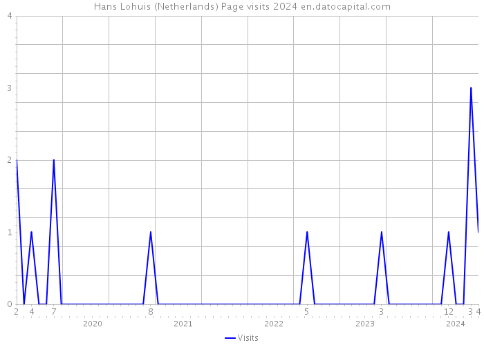Hans Lohuis (Netherlands) Page visits 2024 