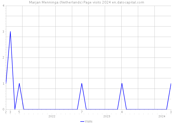 Marjan Menninga (Netherlands) Page visits 2024 