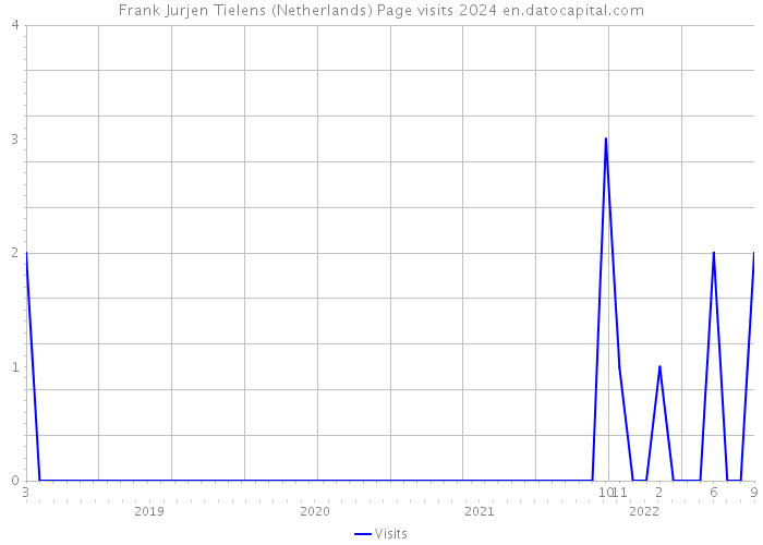 Frank Jurjen Tielens (Netherlands) Page visits 2024 